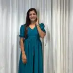 Ocean Whisper Tie-Back Dress