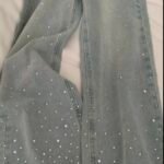 Pearl Scattered Wide Leg Jeans